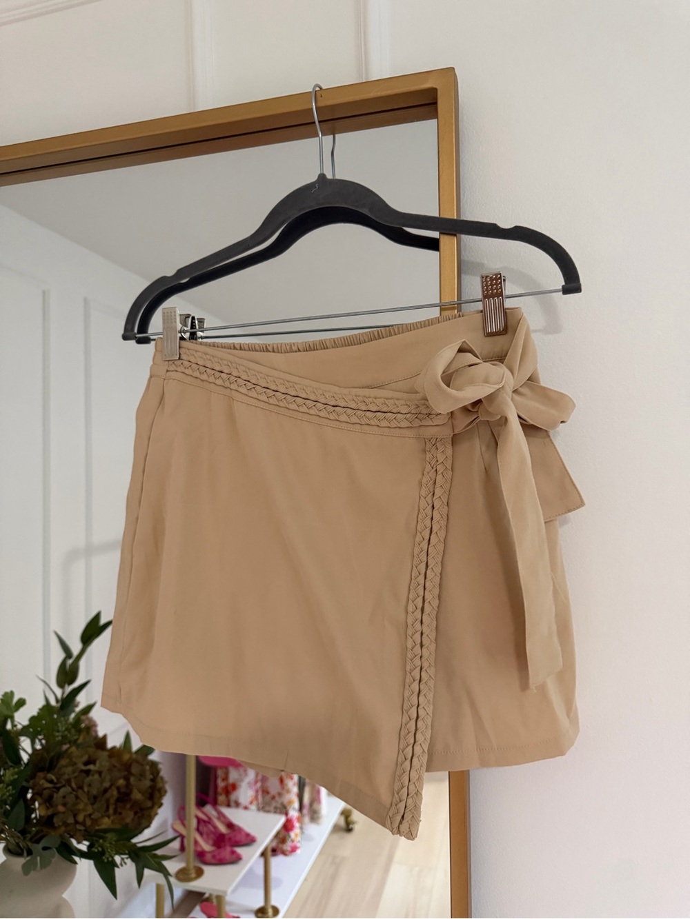 Amazon Mini Skirt Skort Tie Front